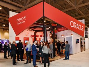 Oracle trade show booth